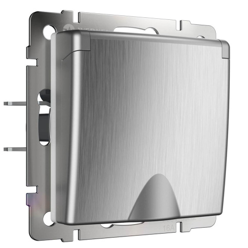 Розетка Werkel с заземлением с защитной крышкой и шторками WL09-SKGSC-01-IP44 4690389085093 Розетка Werkel с заземлением с защитной крышкой и шторками WL09-SKGSC-01-IP44 4690389085093