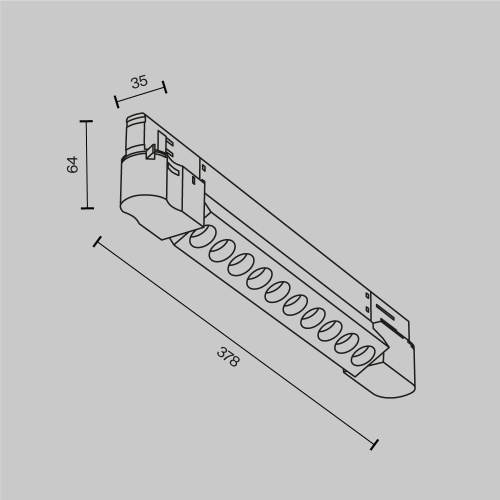 Трековый светильник Technical TR195-3-10W2.7K-M-B Трековый светильник Technical TR195-3-10W2.7K-M-B