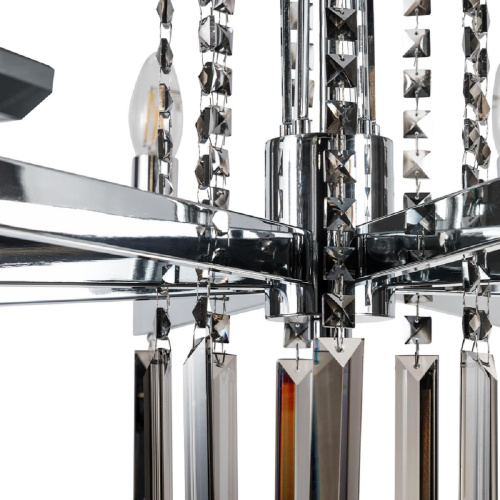 Подвесная люстра Crystal Lux Marron SP8 Chrome Подвесная люстра Crystal Lux Marron SP8 Chrome