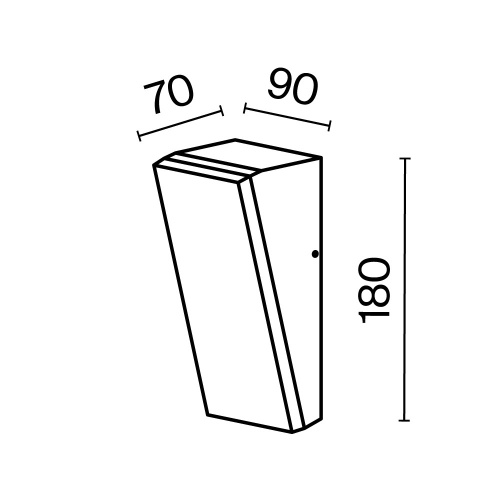 Настенный светильник (бра) Outdoor O436WL-L10GF3K1 Настенный светильник (бра) Outdoor O436WL-L10GF3K1