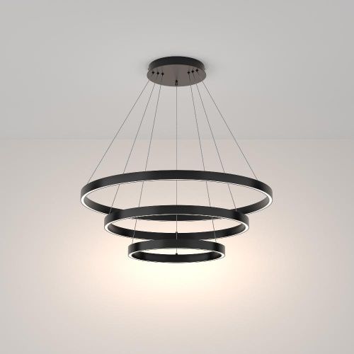 Подвесной светодиодный светильник Maytoni Rim MOD058PL-L100B4K Подвесной светодиодный светильник Maytoni Rim MOD058PL-L100B4K
