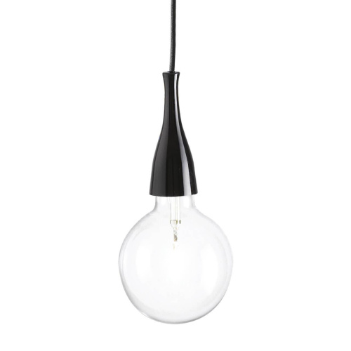Подвесной светильник Ideal Lux Minimal SP1 Nero 009407 Подвесной светильник Ideal Lux Minimal SP1 Nero 009407