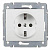 Розетка 2К+3 Legrand Galea Life 16A 250V с/з автоматические клеммы белая 771062