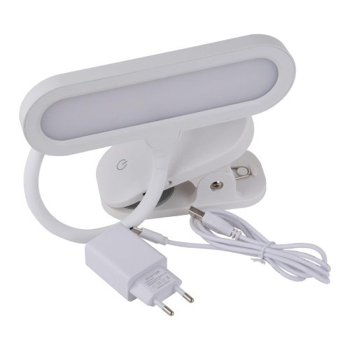 Настольная светодиодная лампа на прищепке Uniel ULM-D602 10W/3000-6000K/DIM White UL-00011095 Настольная светодиодная лампа на прищепке Uniel ULM-D602 10W/3000-6000K/DIM White UL-00011095