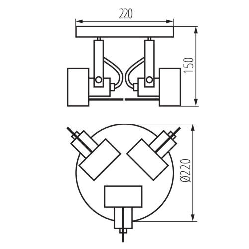 Спот Kanlux SONDA II EL-3O B 34926 Спот Kanlux SONDA II EL-3O B 34926