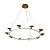 Подвесной светильник Lumina Deco Modica LDP 6032-10 WT+MD