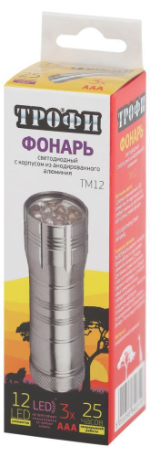 Карманный светодиодный фонарь ЭРА Трофи от батареек 87х25 160 лм TM12 Б0002226 Карманный светодиодный фонарь ЭРА Трофи от батареек 87х25 160 лм TM12 Б0002226