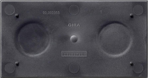 Пластина монтажная Gira E2 для таблички 108200 Пластина монтажная Gira E2 для таблички 108200