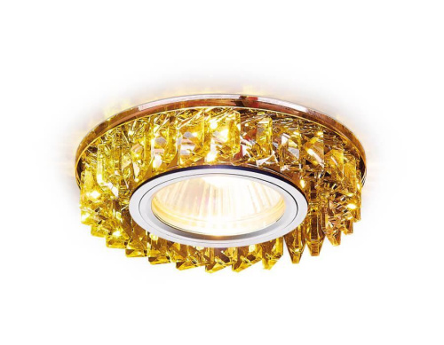 Встраиваемый светильник Ambrella light Crystal S255 CH/YL Встраиваемый светильник Ambrella light Crystal S255 CH/YL