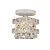 Потолочный светильник Seven Fires Almos WD3569/1C-WT-CL