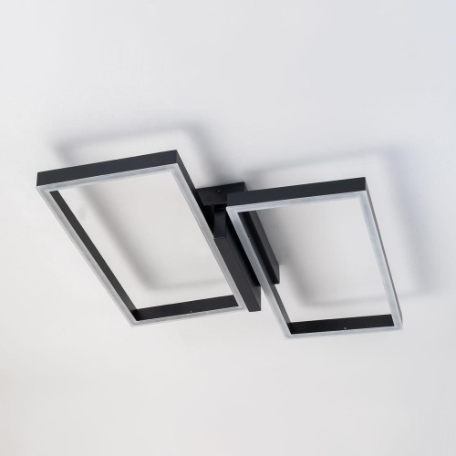 Потолочный светодиодный светильник Escada Scales 10209/2LED Black Потолочный светодиодный светильник Escada Scales 10209/2LED Black