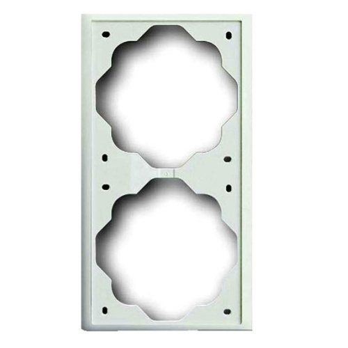 Рамка 2-постовая ABB Impuls белый бархат 2CKA001754A4432 Рамка 2-постовая ABB Impuls белый бархат 2CKA001754A4432