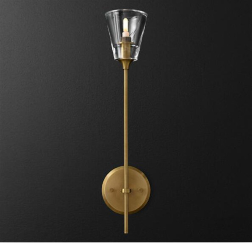 Настенный светильник Torche De Verre 1 light gold Настенный светильник Torche De Verre 1 light gold