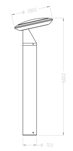 Уличный светодиодный светильник Deko-Light Bermuda 733056 Уличный светодиодный светильник Deko-Light Bermuda 733056