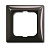 Рамка 1-постовая ABB Basic55 chateau-черный 2CKA001725A1506