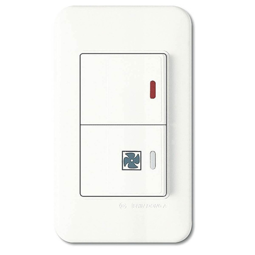 Двухклавишный выключатель IMEX 70 WIDE WH WSN 2636 WH Двухклавишный выключатель IMEX 70 WIDE WH WSN 2636 WH