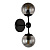 Бра Lumina Deco Zodiak LDW 6001-2 BK