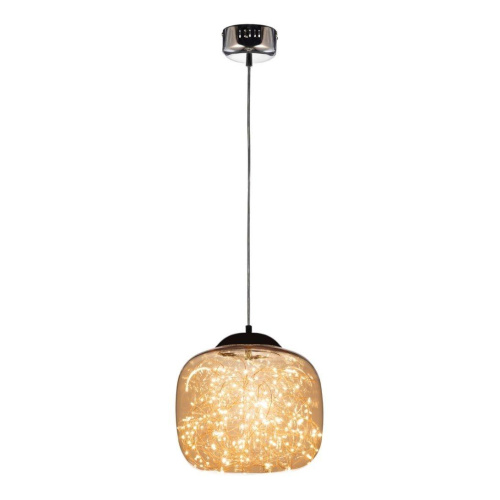 Подвесной светодиодный светильник Lumina Deco Daisy LDP 6823-300 CHR+AMB Подвесной светодиодный светильник Lumina Deco Daisy LDP 6823-300 CHR+AMB