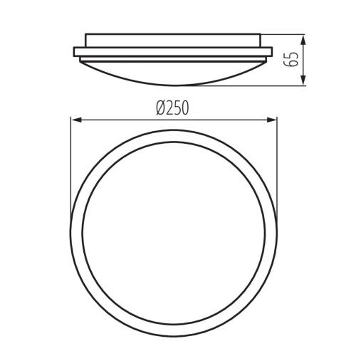 Настенно-потолочный светодиодный светильник Kanlux ORTE LED 18W-NW-O 29160 Настенно-потолочный светодиодный светильник Kanlux ORTE LED 18W-NW-O 29160