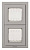 Рамка монтажная ITA 2-постовая ABB Zenit IP55 серый 2CLA327200N1701
