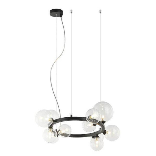 Подвесная люстра Lumien Hall Lovrenc LH4125/11P-BK-CL Подвесная люстра Lumien Hall Lovrenc LH4125/11P-BK-CL