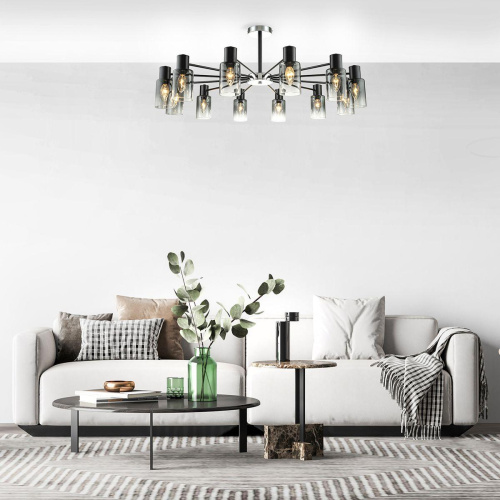 Потолочная люстра Escada Diversity 2120/12P Black Потолочная люстра Escada Diversity 2120/12P Black