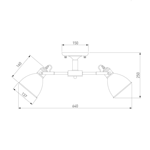 Потолочная люстра Eurosvet Denley 70112/5 черный Потолочная люстра Eurosvet Denley 70112/5 черный