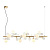 Подвесная люстра Lumien Hall Ilmari LH4136/12PO-GD-WT