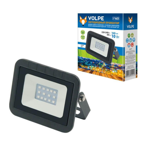 Прожектор светодиодный Volpe 10W ULF-Q511 10W/Blue IP65 220-240В Black UL-00002557 Прожектор светодиодный Volpe 10W ULF-Q511 10W/Blue IP65 220-240В Black UL-00002557