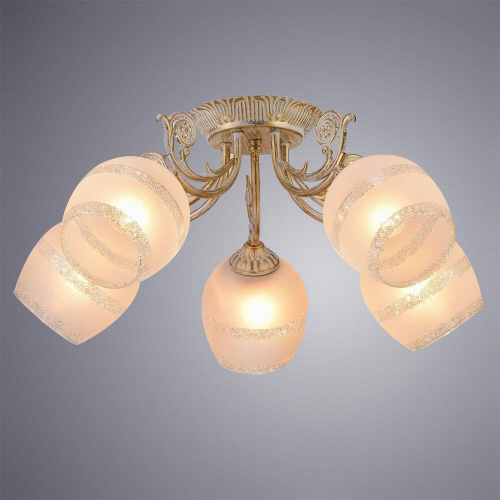 Потолочная люстра Arte Lamp A7060PL-5WG Потолочная люстра Arte Lamp A7060PL-5WG