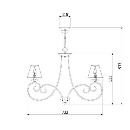 Подвесная люстра Bogates 280/8 Подвесная люстра Bogates 280/8