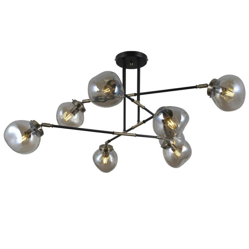 Потолочная люстра Seven Fires Kles SF4024/8C-BK-AB Потолочная люстра Seven Fires Kles SF4024/8C-BK-AB