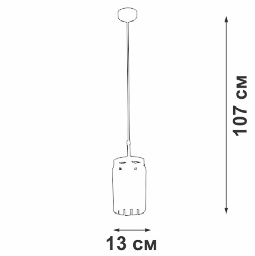 Подвесной светильник Vitaluce V5151-0/1S Подвесной светильник Vitaluce V5151-0/1S