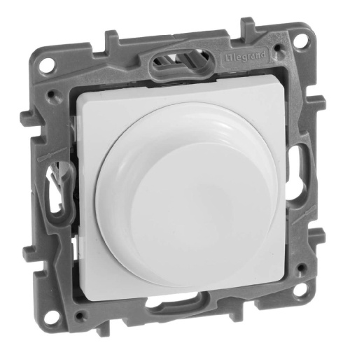Диммер поворотный Legrand Etika без нейтрали 300W белый 672219 Диммер поворотный Legrand Etika без нейтрали 300W белый 672219