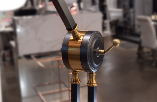 Торшер KM603F brass/black Торшер KM603F brass/black