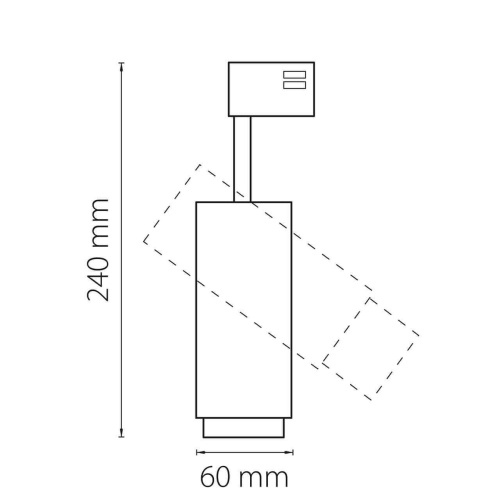 Трековый светодиодный светильник Lightstar Fuoco Led 215436