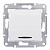 Переключатель одноклавишный с синей подсветкой Schneider Electric Sedna 10A 250V SDN1500121