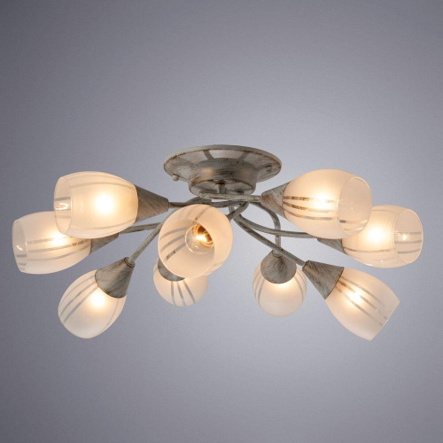 Потолочная люстра Arte Lamp Penny A2701PL-9WG Потолочная люстра Arte Lamp Penny A2701PL-9WG