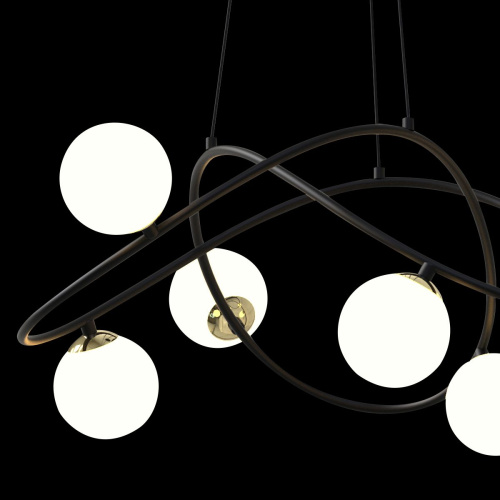 Люстра P0691-6A black Люстра P0691-6A black