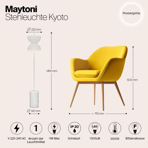Напольный светильник (торшер) Maytoni MOD178FL-L11W3K Напольный светильник (торшер) Maytoni MOD178FL-L11W3K