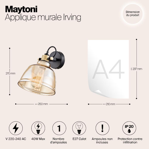 Спот Maytoni Irving T163-01-R Спот Maytoni Irving T163-01-R