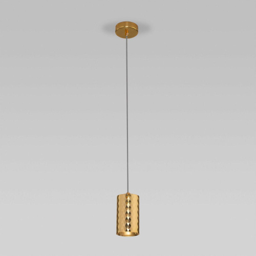 Подвесной светодиодный светильник Eurosvet Bonaldo 50247/1 Led золото Подвесной светодиодный светильник Eurosvet Bonaldo 50247/1 Led золото