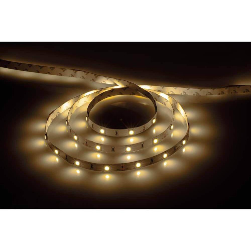 Светодиодная лента Feron 7,2W/m 30LED/m 5050SMD теплый белый 5M LS606 27643 Светодиодная лента Feron 7,2W/m 30LED/m 5050SMD теплый белый 5M LS606 27643