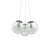 Подвесная люстра Ideal Lux Mapa Sat SP3 Nickel 176031