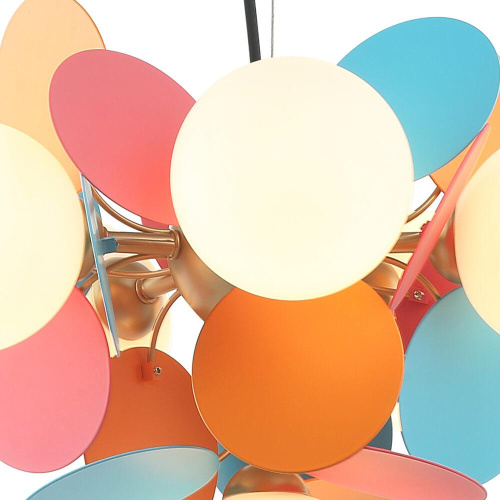 Подвесная люстра Lumien Hall Ilmari LH4136/6P-GD-MIX Подвесная люстра Lumien Hall Ilmari LH4136/6P-GD-MIX