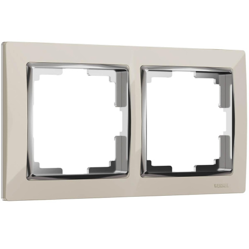 Рамка Werkel Snabb на 2 поста слоновая кость WL03-Frame-02-ivory 4690389046315 Рамка Werkel Snabb на 2 поста слоновая кость WL03-Frame-02-ivory 4690389046315