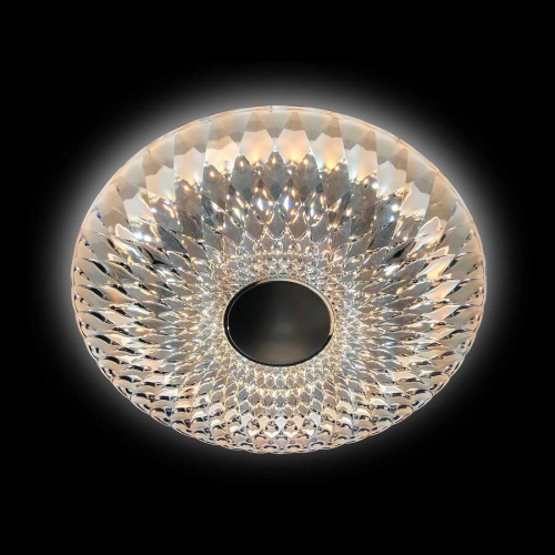 Потолочный светодиодный светильник Ambrella light Orbital Crystal Sand FS1230 CL 48W D480 Потолочный светодиодный светильник Ambrella light Orbital Crystal Sand FS1230 CL 48W D480