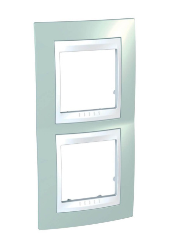 Рамка 2-постовая вертикальная Schneider Electric Unica Хамелеон MGU6.004V.870 Рамка 2-постовая вертикальная Schneider Electric Unica Хамелеон MGU6.004V.870