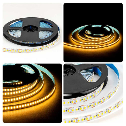 Светодиодная лента OGM 14,4W/m 180LED/m 2835SMD теплый белый 5M LSE-262 Светодиодная лента OGM 14,4W/m 180LED/m 2835SMD теплый белый 5M LSE-262