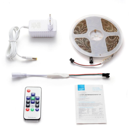 Светодиодная влагозащищенная лента Apeyron 14,4W/m 60Led/m 5050SMD разноцветная 5M 85ЦЛ Светодиодная влагозащищенная лента Apeyron 14,4W/m 60Led/m 5050SMD разноцветная 5M 85ЦЛ